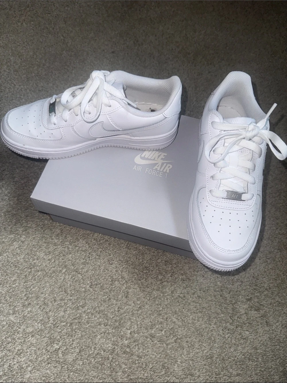 Nike Kids White Low-Top Sneakers